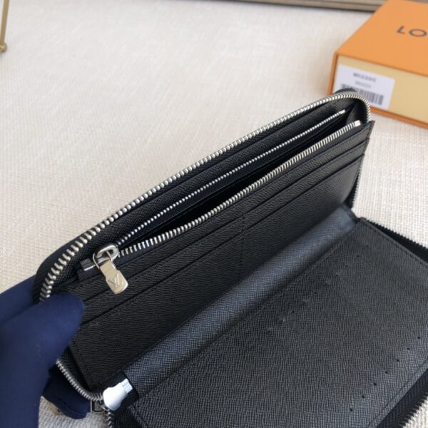 Louis Vuitton Men's Vertical Zip Wallet - Black - Image 2