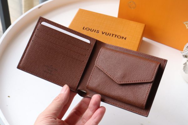 Louis Vuitton Monogram Marco Wallet - Brown - Image 4