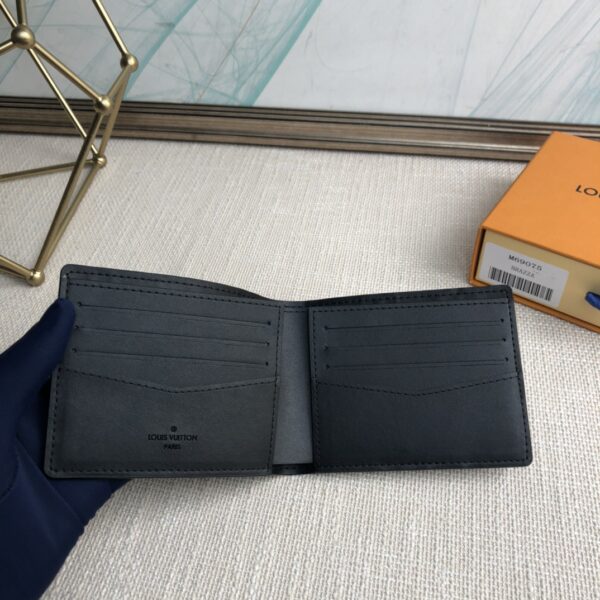 Louis Vuitton Taurillon Multiple Pocket Wallet - Black - Image 4