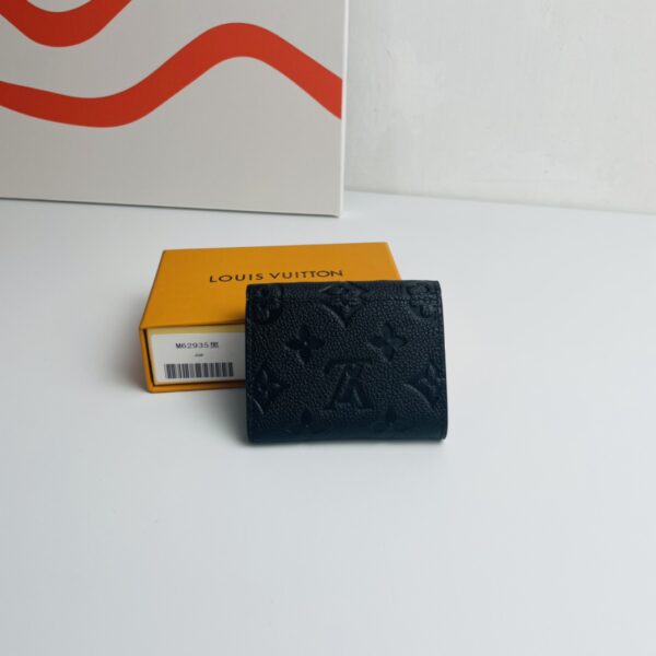 Louis Vuitton Zoe Compact Wallet - Black - Image 5