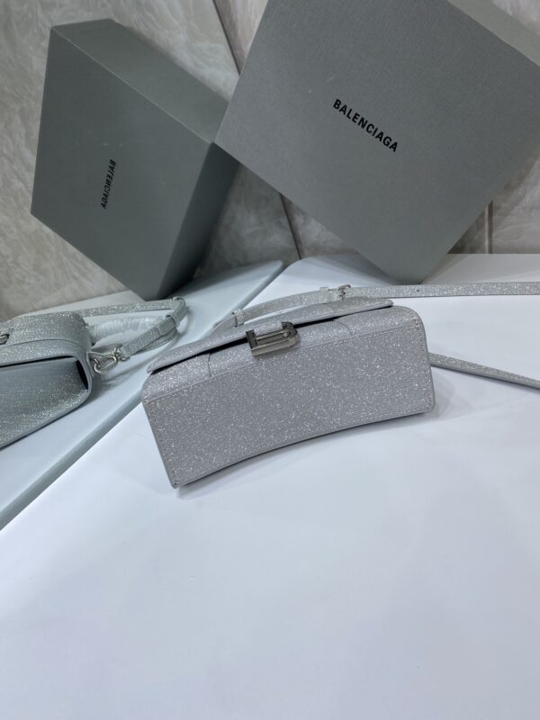 Balenciaga  Heavy-Hitting Large Hourglass Bag - Silver - Image 2