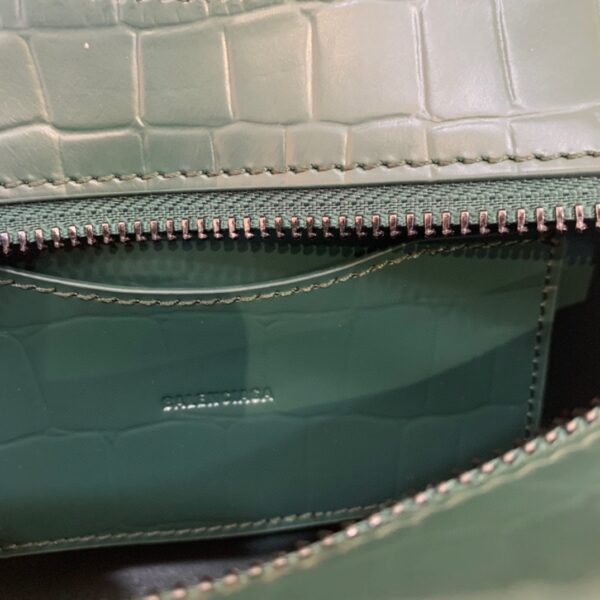 Balenciaga Neo Classic Mini Crocodile Handbag - Green - Image 2