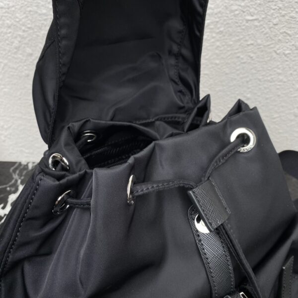 Prada Nylon Large Backpack - Black - Image 5